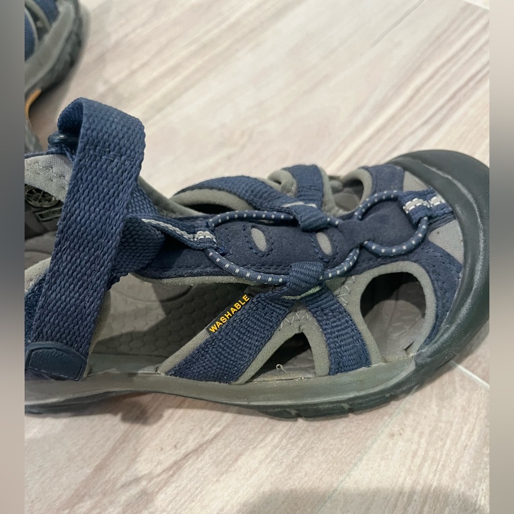 KEEN Kids' Dark Blue and Gray Sandals Size 1 - Picture 11 of 11